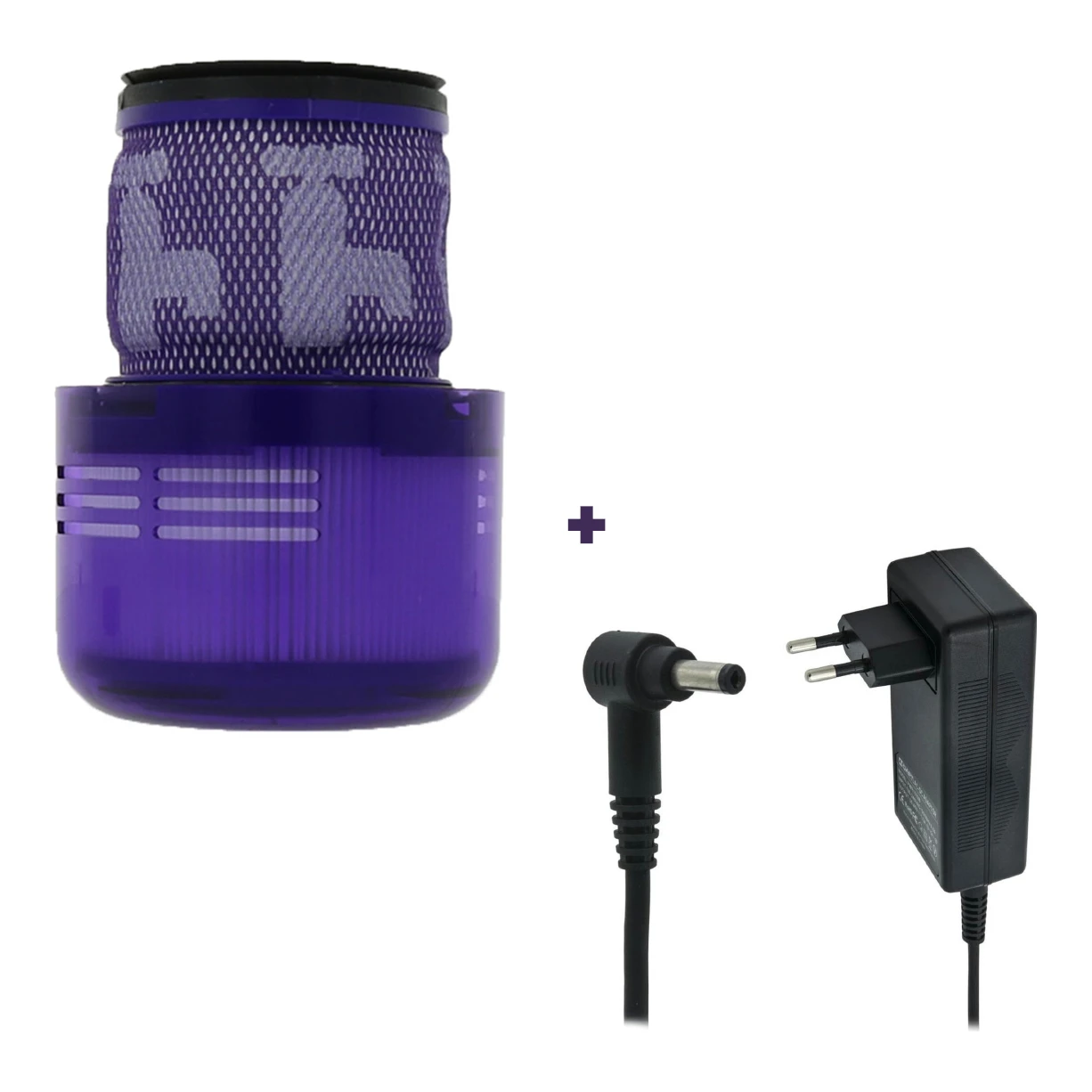 Dyson V11/V15 970013-02 uitwasbare motorfilter & 969350-03 oplader (eigen merk)