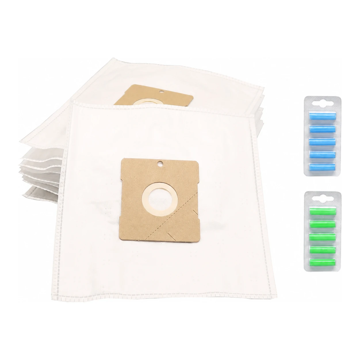 Stofzakkie universele stofzuigerzakken 10 stuks + 10 geurstaafjes + gratis filter