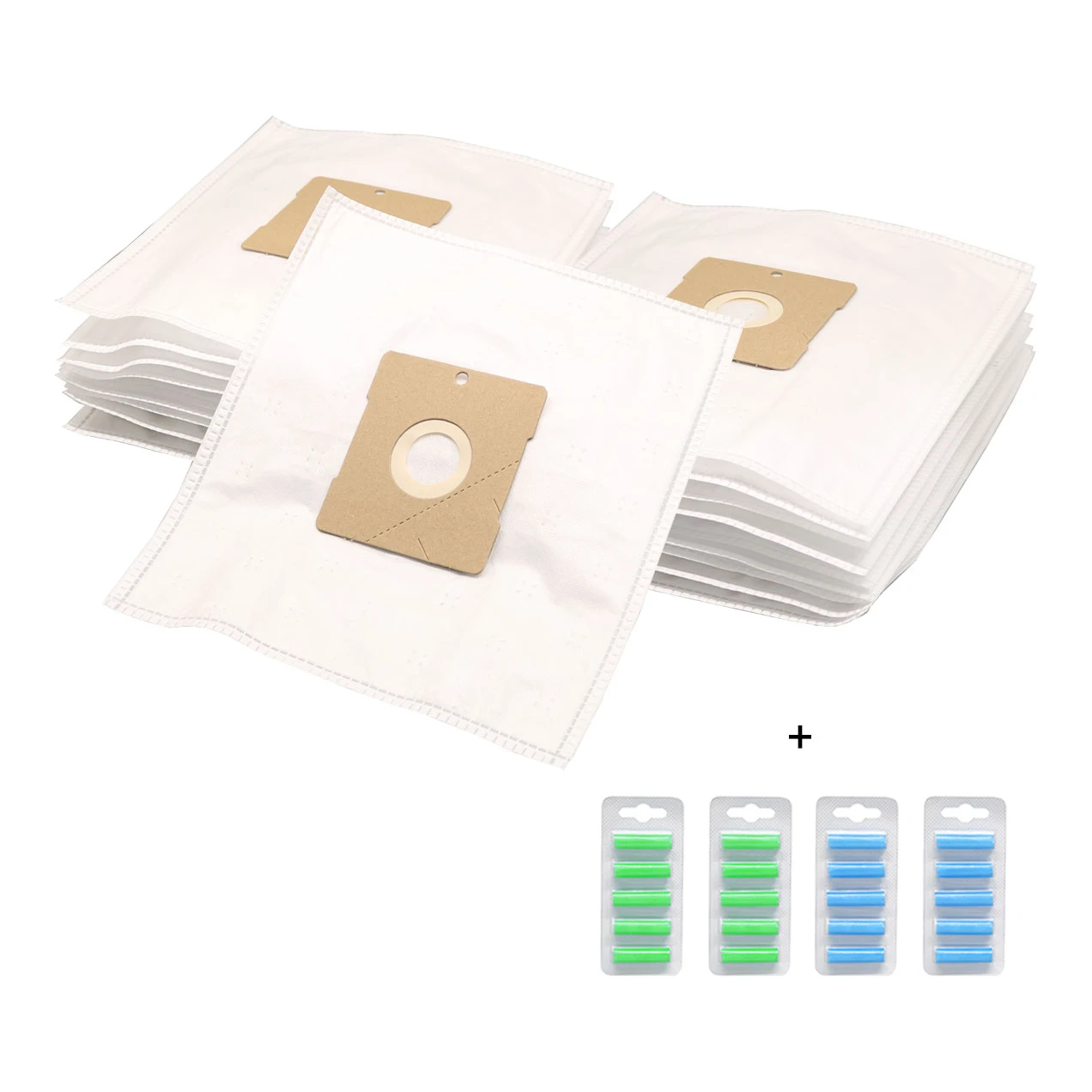 Stofzakkie universele stofzuigerzakken 20 stuks + 20 geurstaafjes + gratis filters