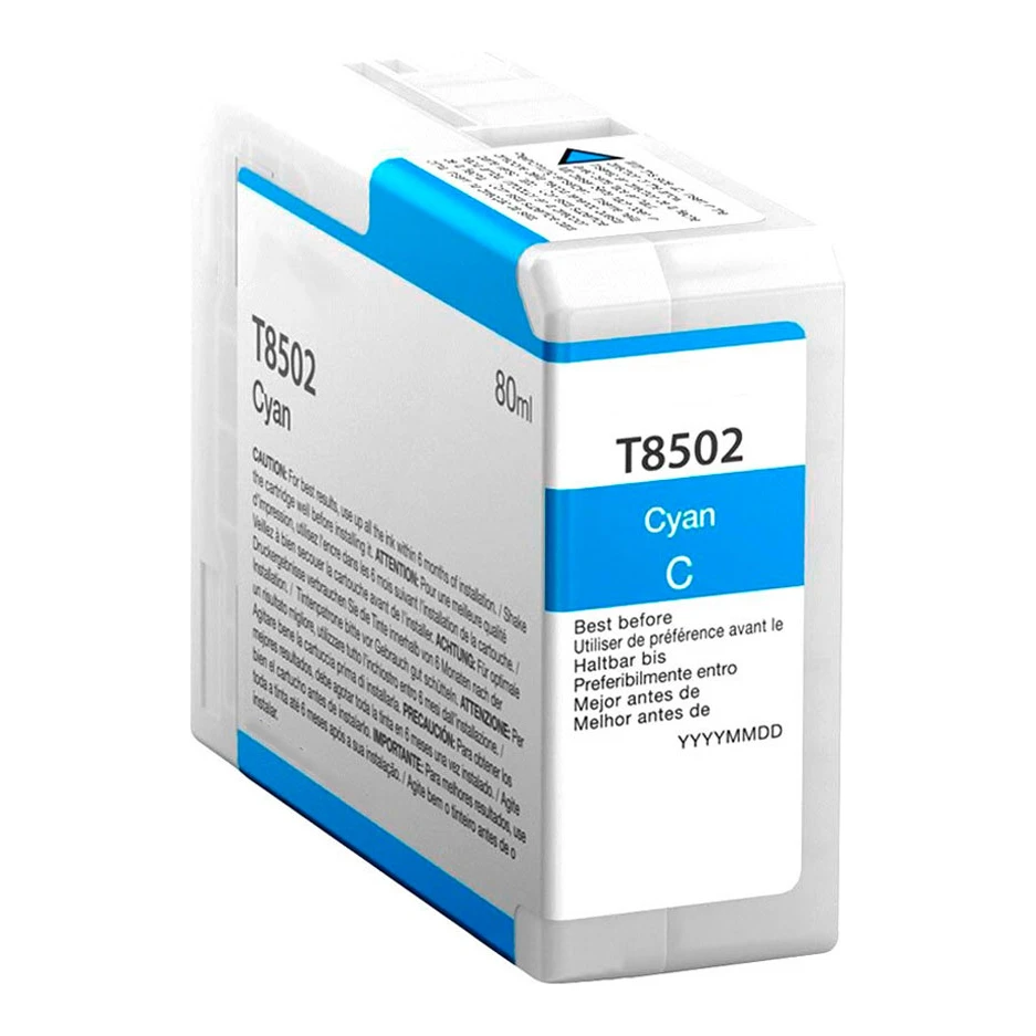 Huismerk Epson T8502 inktcartridge cyaan
