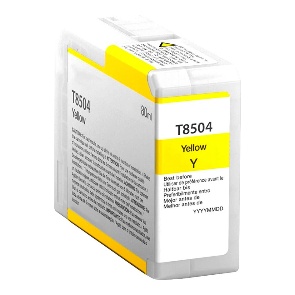 Huismerk Epson T8504 inktcartridge geel