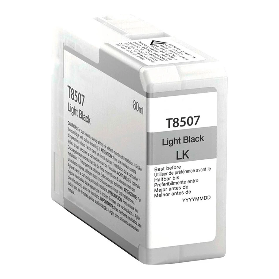 Huismerk Epson T8507 inktcartridge licht zwart