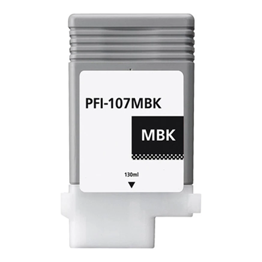 Huismerk Canon PFI-107MBK (6704B001) inktcartridge mat zwart