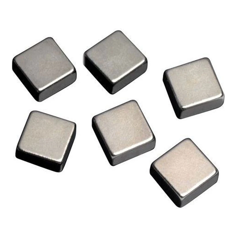 Naga super sterke magneten voor glasborden, 10 x 10 x 5 mm (6 stuks)