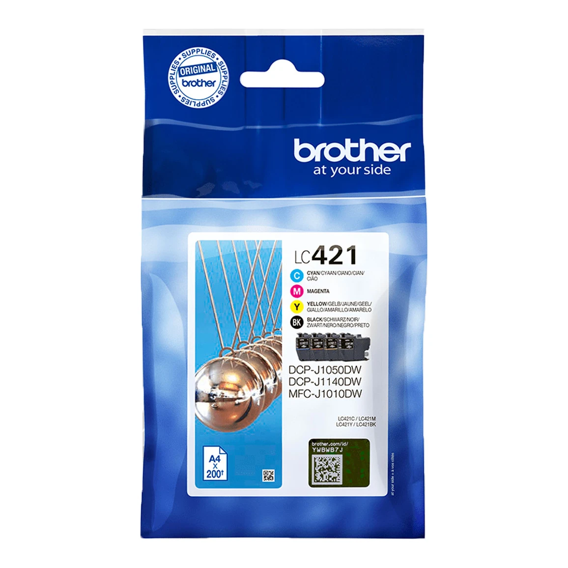 Brother LC-421VAL inktcartridges voordeelbundel (origineel)