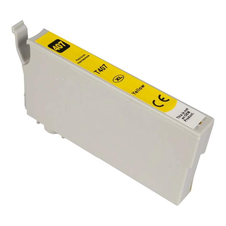 Huismerk Epson 407 XL (T07U440) inktcartridge geel