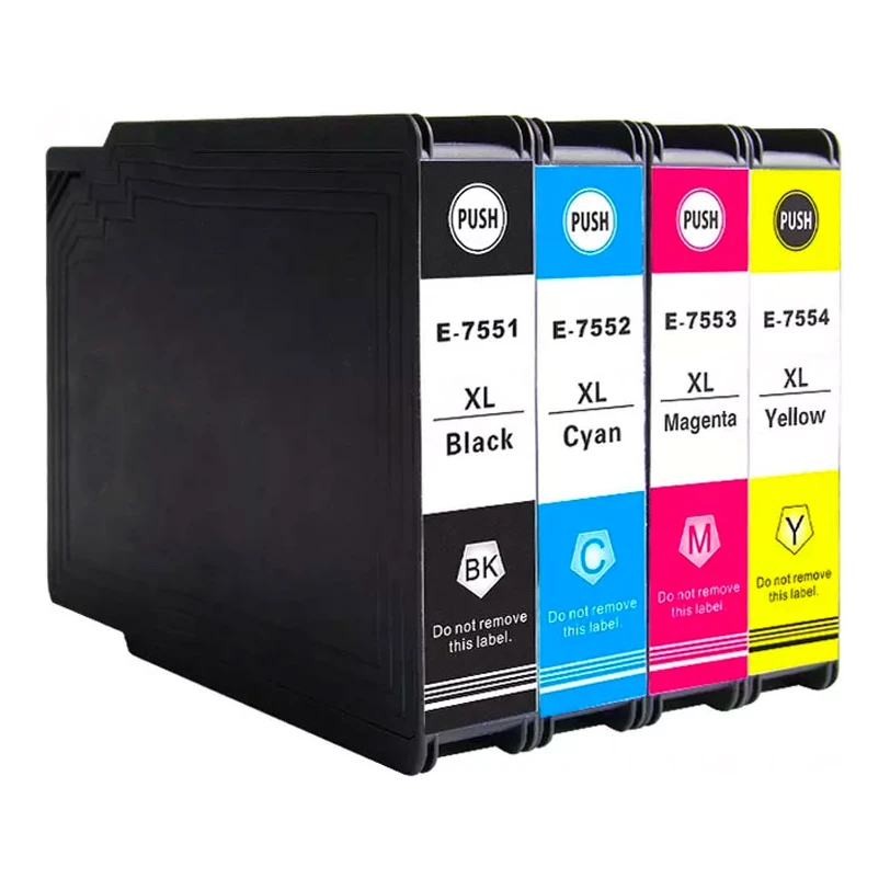 Huismerk Epson T7551-T7554XL inktcartridges voordeelbundel