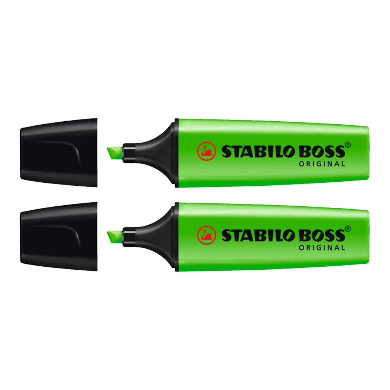 STABILO BOSS ORIGINAL markeerstift fluorescerend groen (2 stuks)