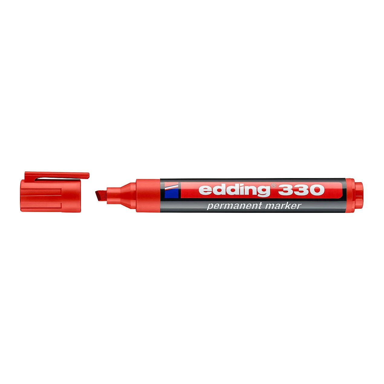Edding 330 permanent marker rood (1 - 5 mm beitel)
