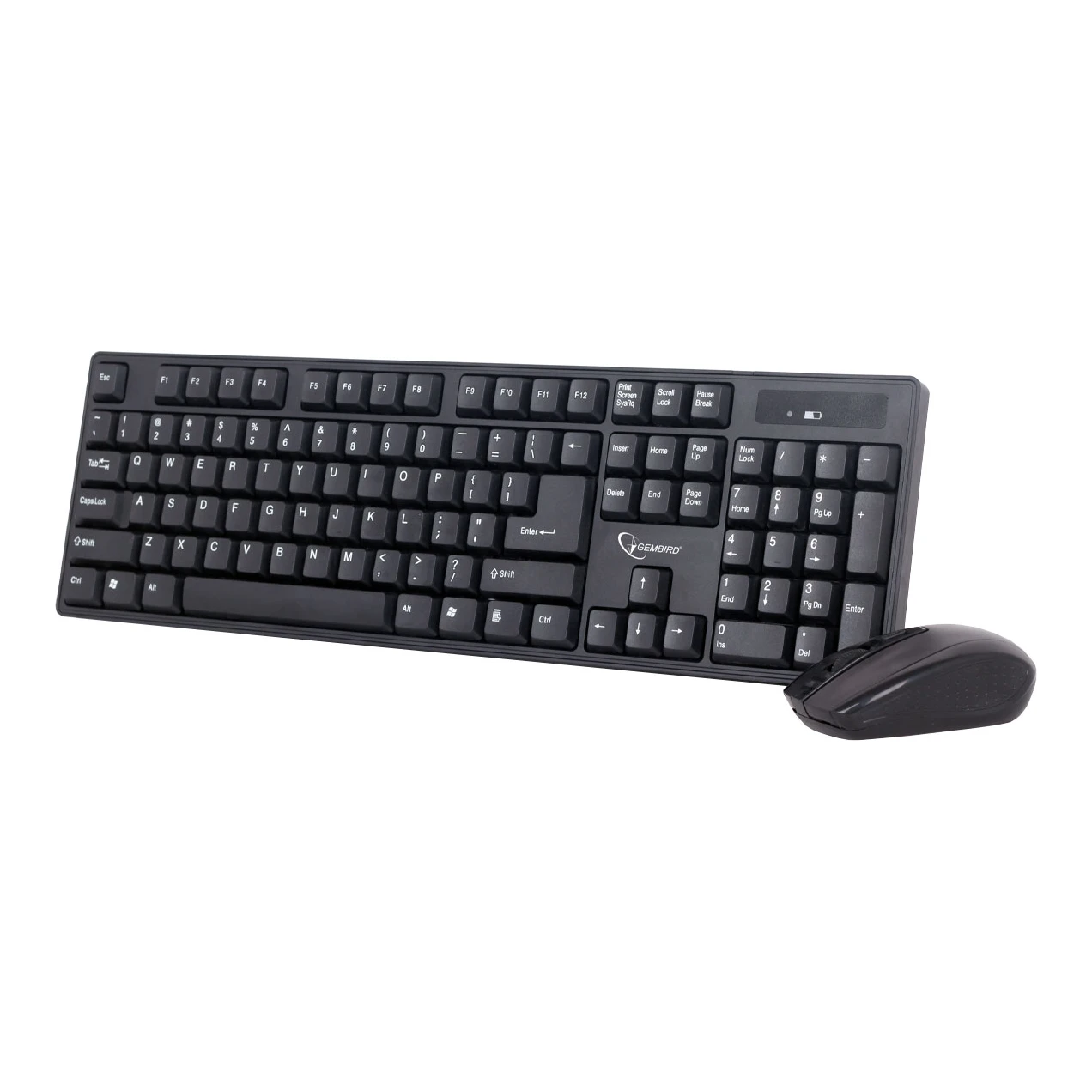 Gembird draadloze QWERTY toetsenbord en muis