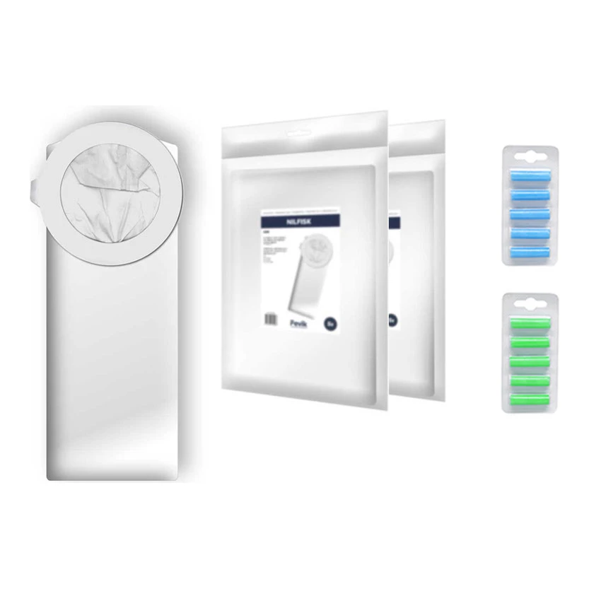 Nilfisk GD5 stofzuigerzakken 10 stuks + 10 geurstaafjes (eigen merk)