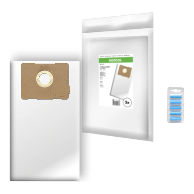 Festool CT 17 E stofzuigerzakken 5 stuks + 5 geurstaafjes (eigen merk)