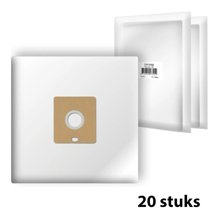 Stofzakkie universele stofzuigerzakken Plus 20 stuks + gratis filters