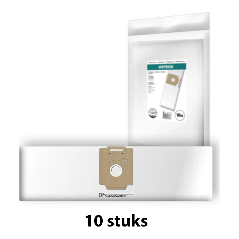 Wetrok Monovac (Comfort) / Durovac 6 series stofzuigerzakken 10 stuks (eigen merk)