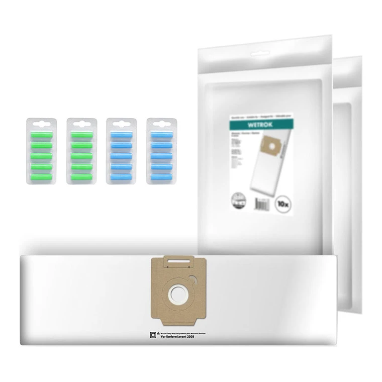 Wetrok Monovac (Comfort) / Durovac 6 series stofzuigerzakken 20 stuks + 20 geurstaafjes (eigen merk)