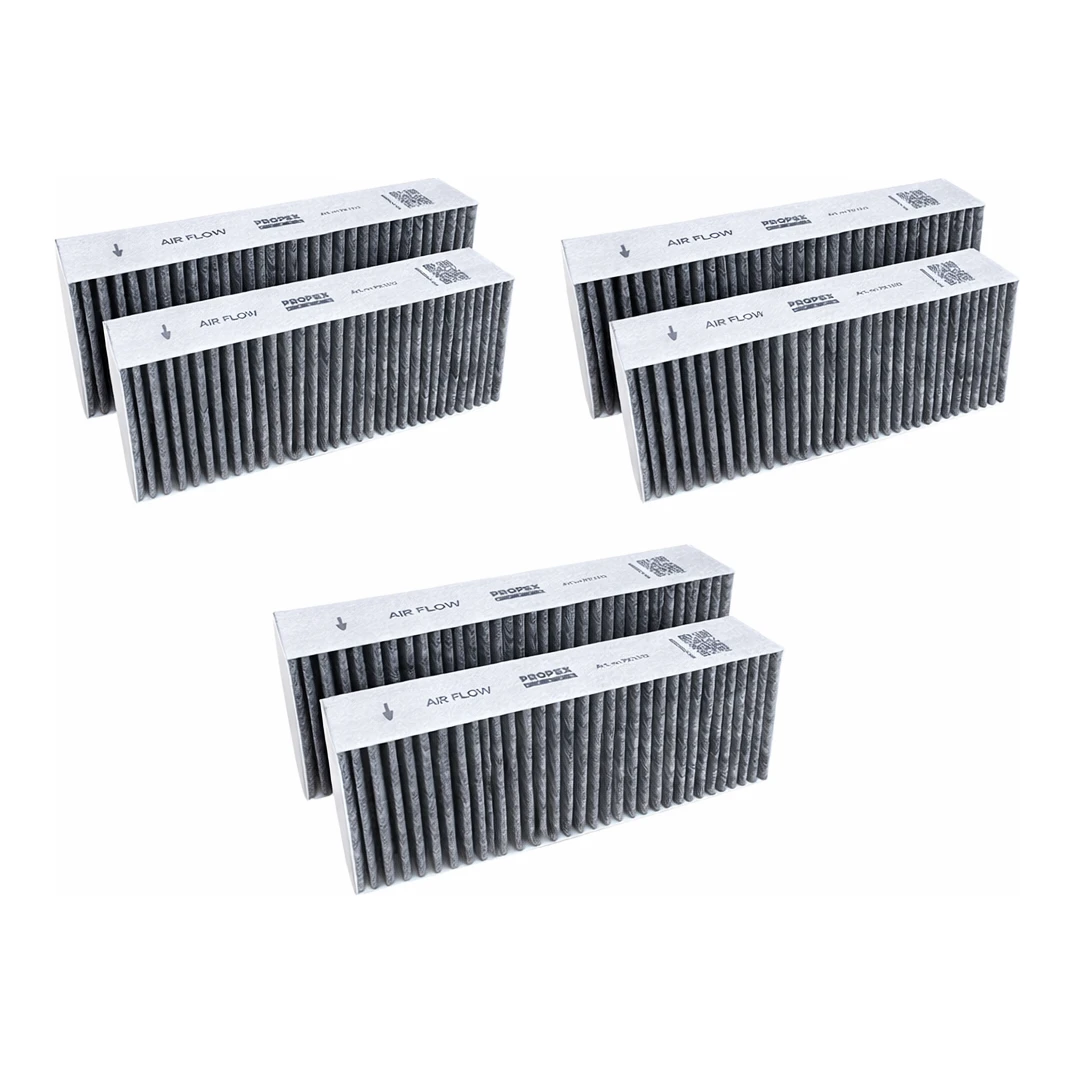 BORA BAKFS koolstoffilters afzuigkap/kookplaat 6 stuks voor BORA Basic/GP4/BIU (Propex Parts)