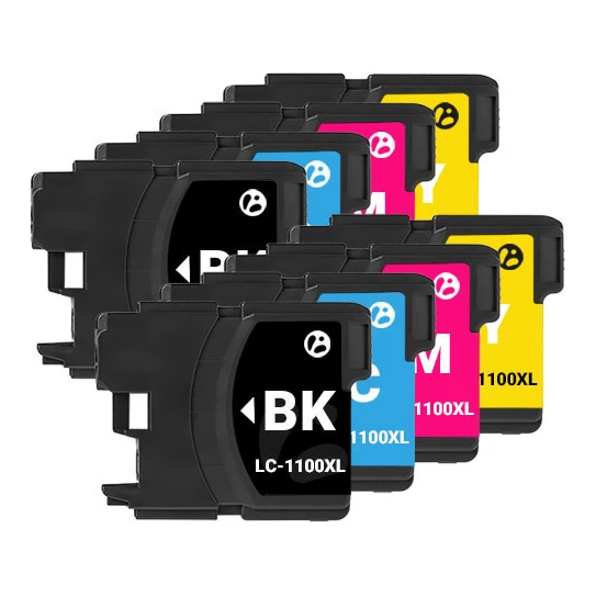 2x Huismerk Brother LC-1100VALBP XL inktcartridges voordeelbundel