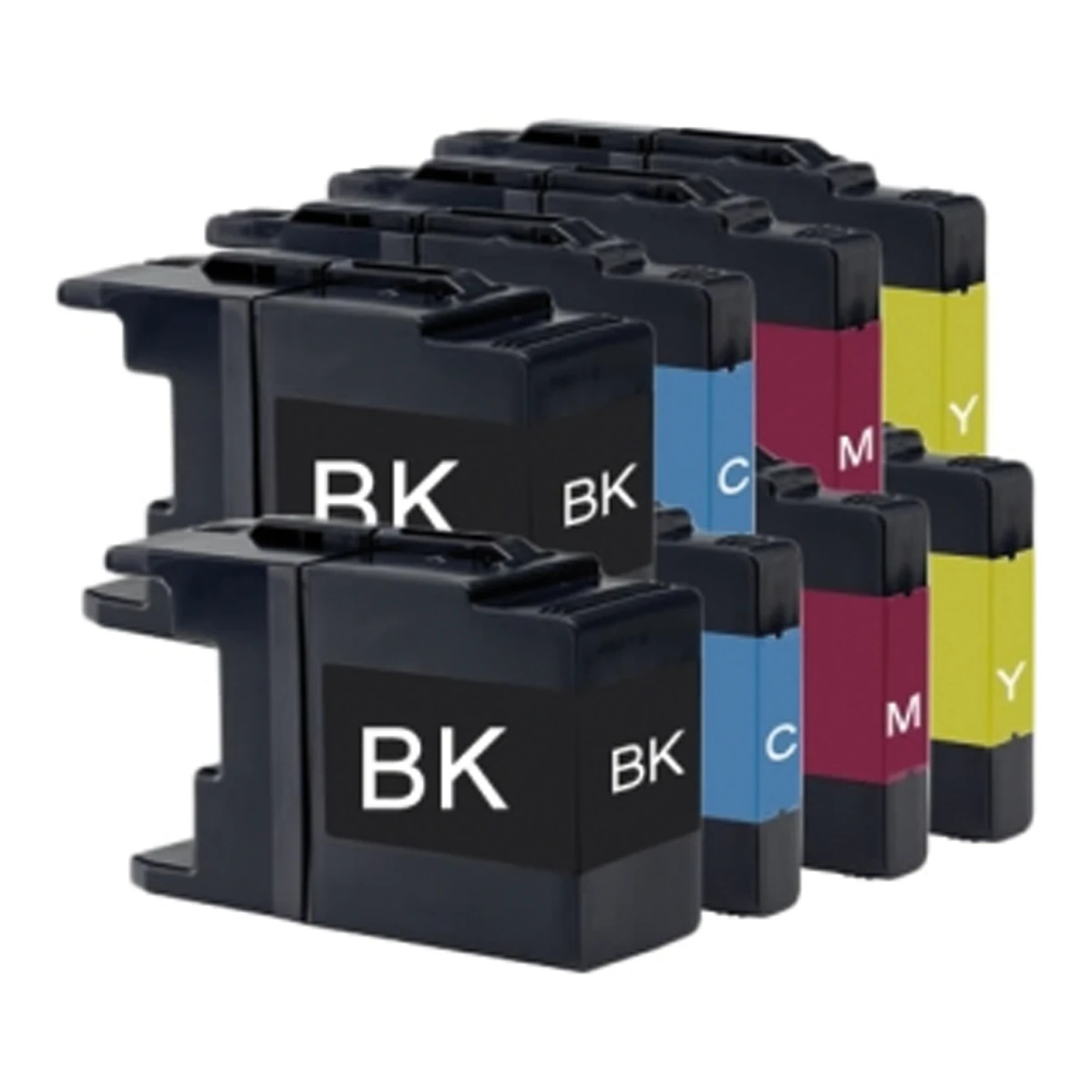 2x Huismerk Brother LC-1240VALBP XL inktcartridges voordeelbundel