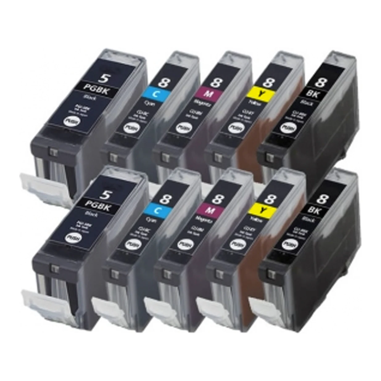 2x Huismerk Canon PGI-5 + CLI-8 inktcartridges voordeelbundel (5set)