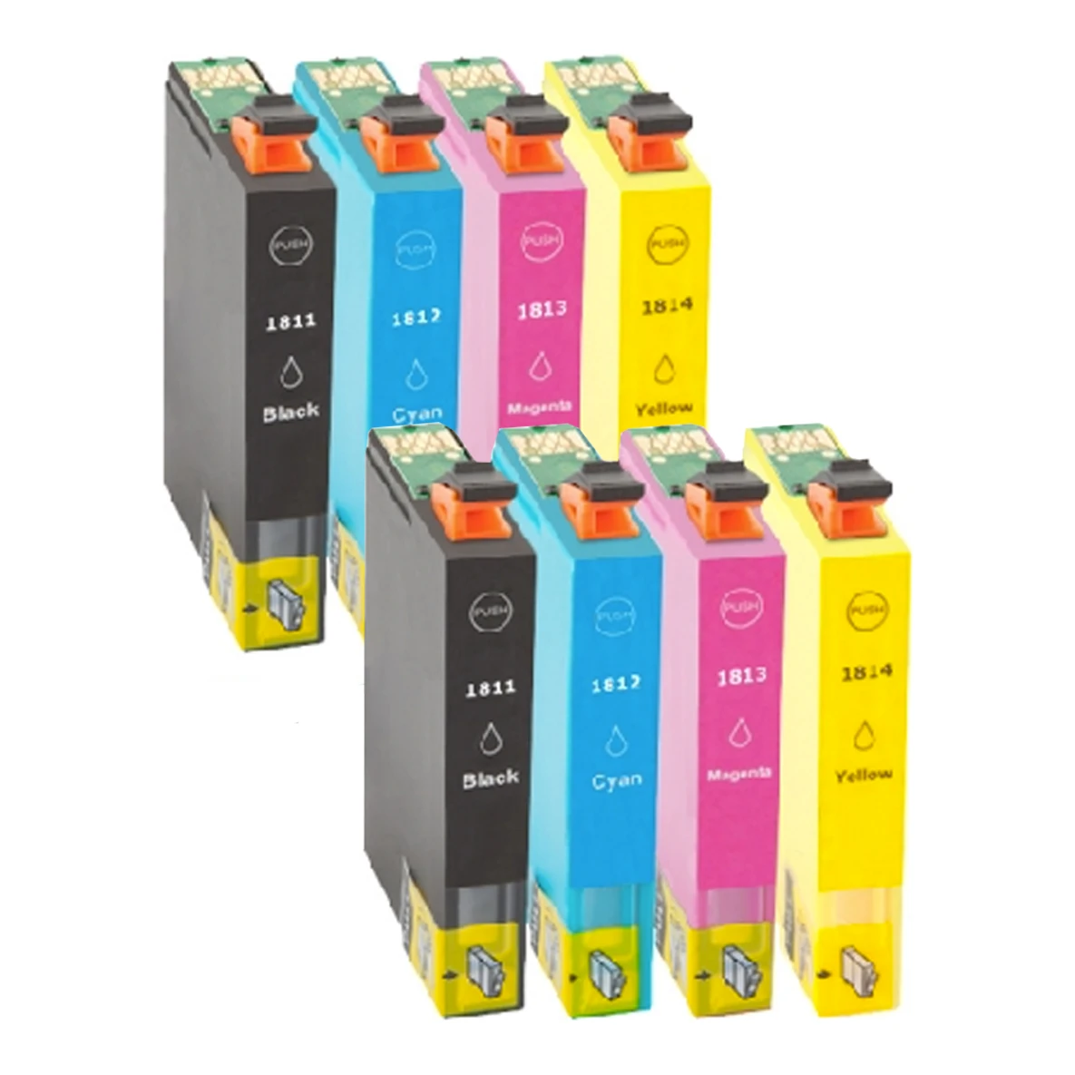 2x Huismerk Epson 18 XL (T1816) inktcartridges voordeelbundel