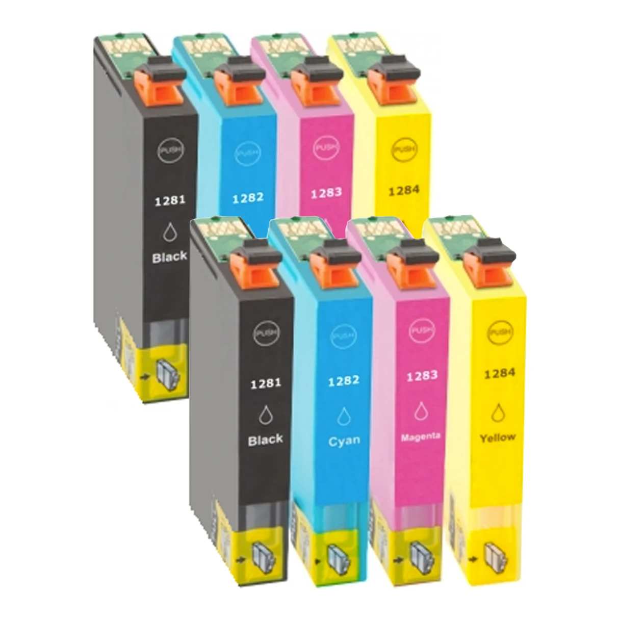2x Huismerk Epson T1285 XL inktcartridges voordeelbundel