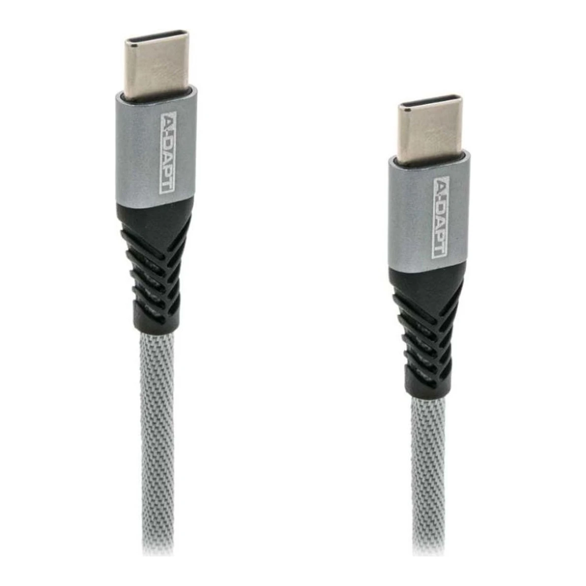 A-DAPT data en laadkabel USB-C > USB-C 1M PRO grijs