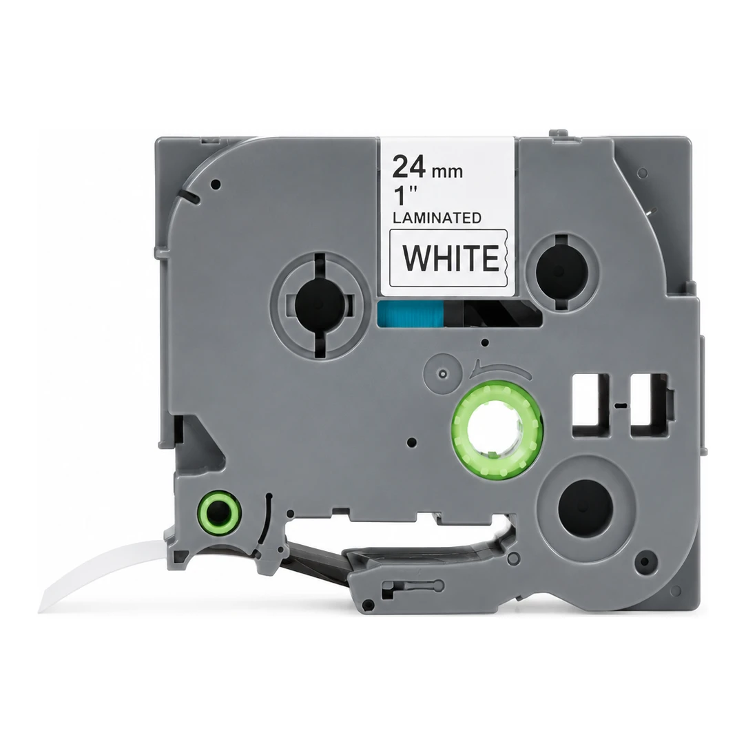 Huismerk vervangt Brother TZe-251 tape zwart op wit (24 mm)