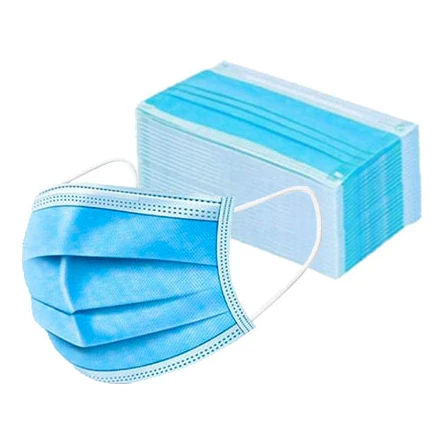 Mondkapjes 3-laags (50-stuks per doosje)